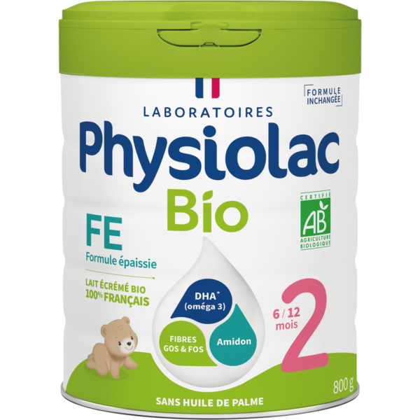 PHYSIOLAC Lait infantile Bio épaissi 2ème âge